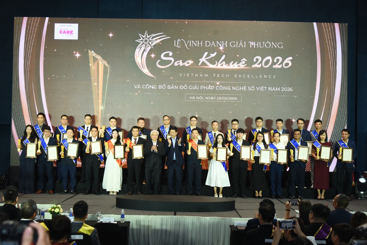 Trao Giải thưởng Sao Khuê và công bố Bản đồ Giải pháp Công nghệ số Việt Nam 2026