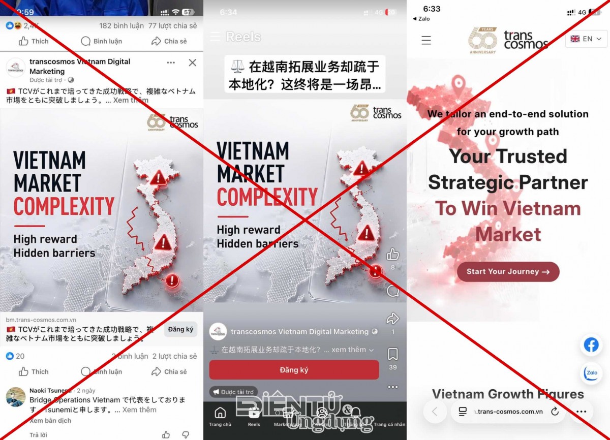 Transcosmos Việt Nam lên tiếng sau phản ánh về bản đồ Việt Nam thiếu Hoàng Sa, Trường Sa