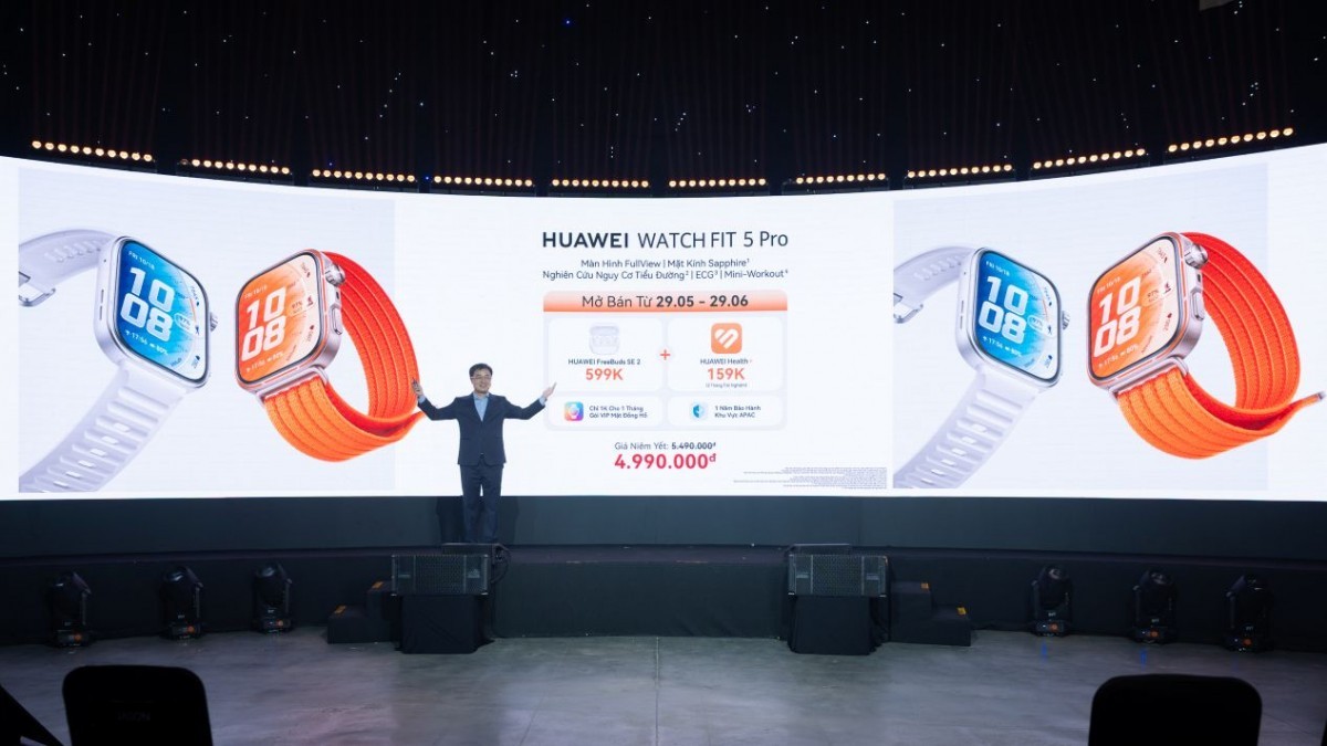 Huawei chính thức ra mắt WATCH FIT 5 Series tại Việt Nam
