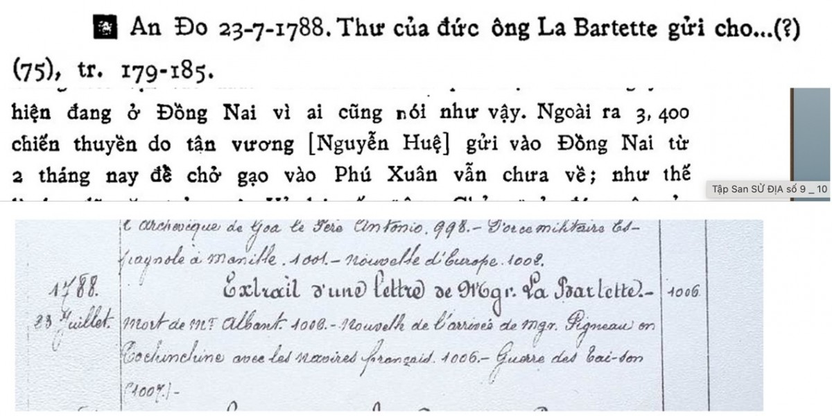 Hé lộ cục diện lịch sử Tây sơn - Nguyễn Ánh qua tư liệu lưu trữ Pháp