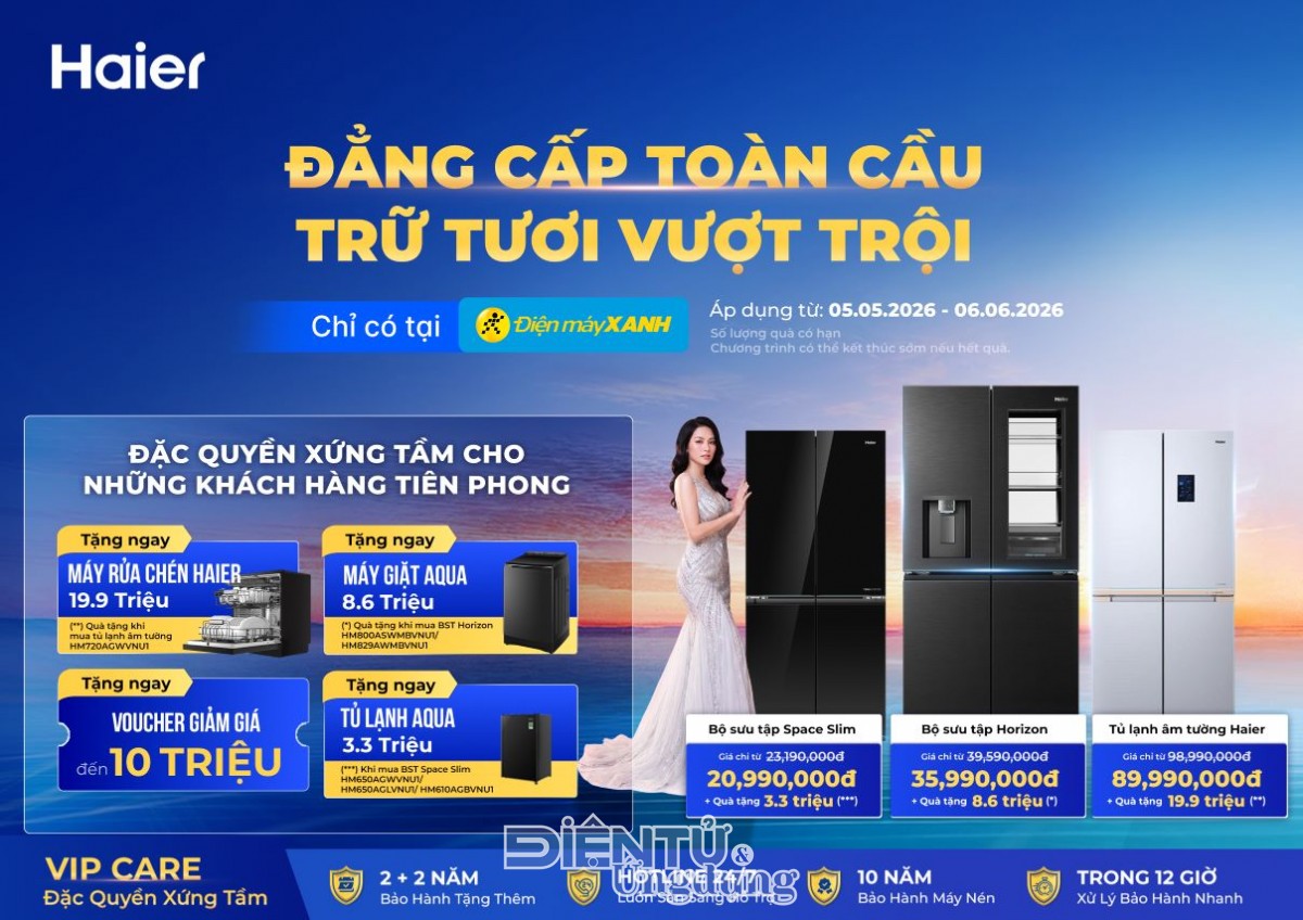 Haier ra mắt dòng tủ lạnh Haier Horizon Collection thế hệ mới