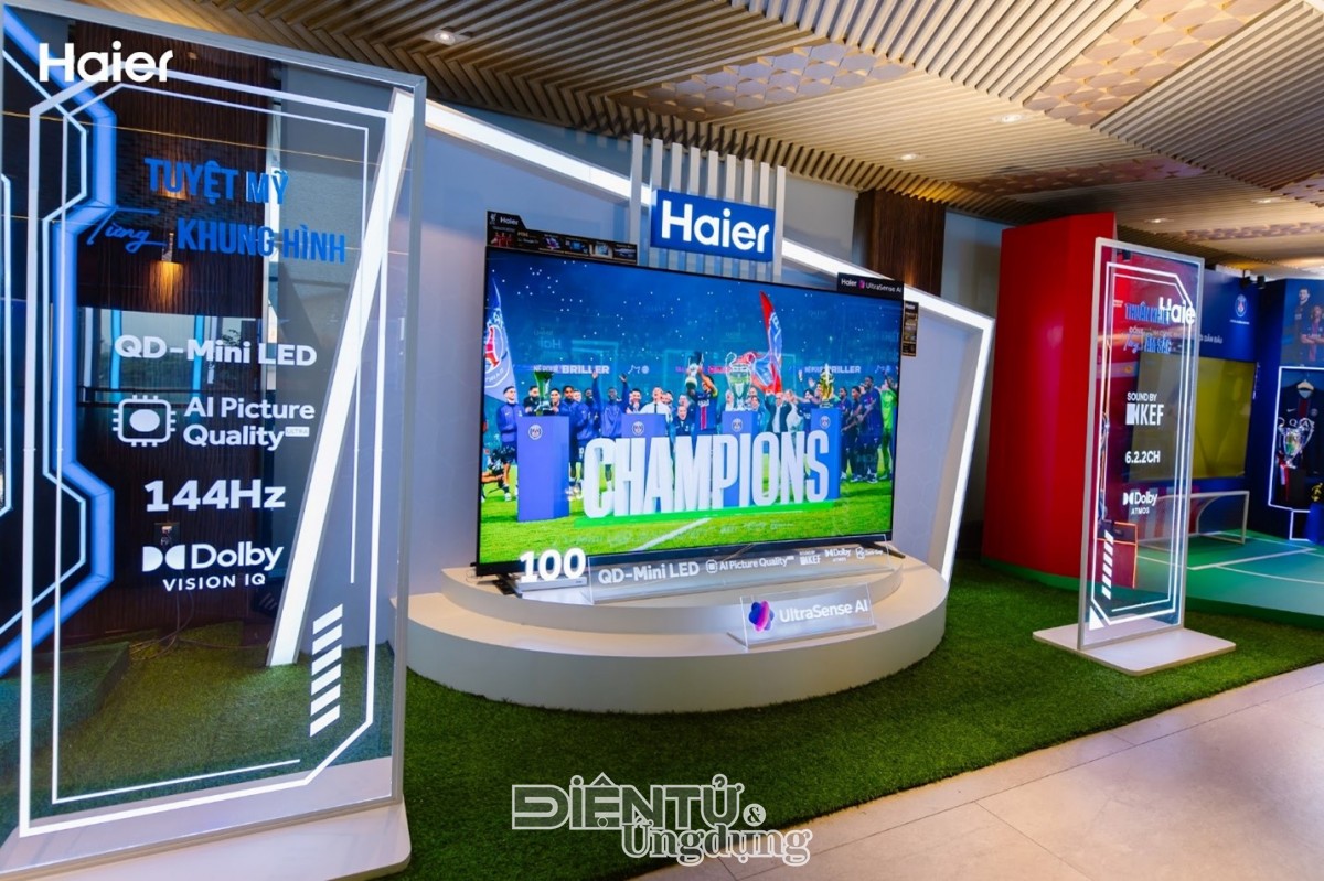 Đón đầu Worldcup, Haier ra mắt dải sản phẩm TV thế hệ mới