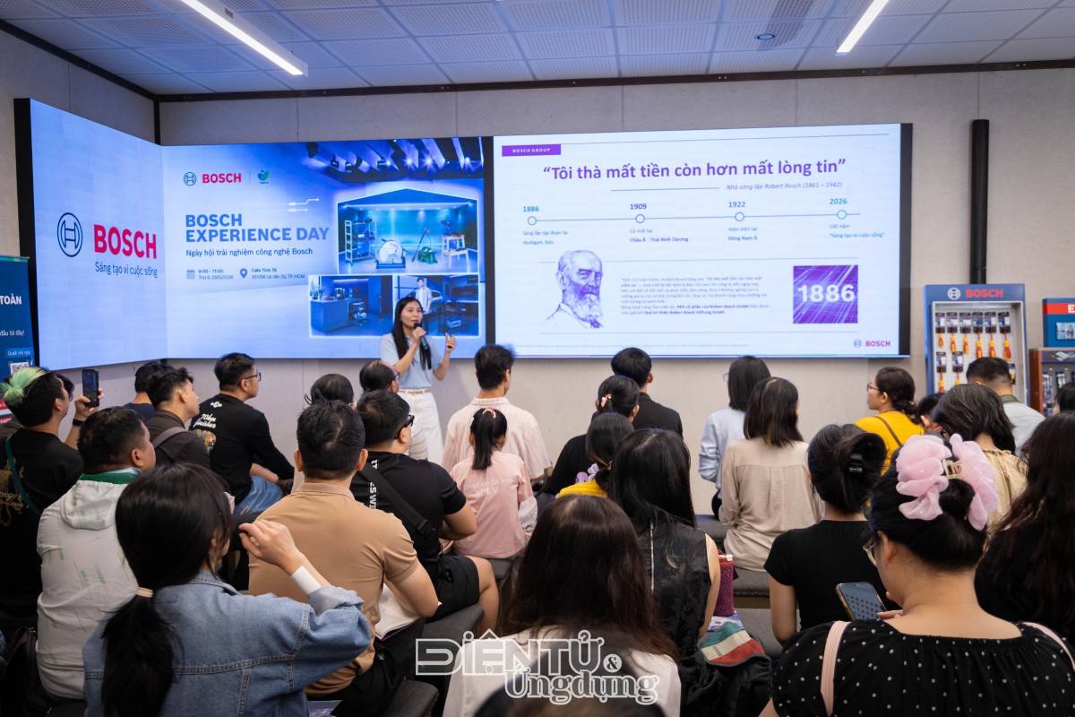 Cùng cộng đồng công nghệ, nâng tầm trải nghiệm sống với công nghệ Bosch