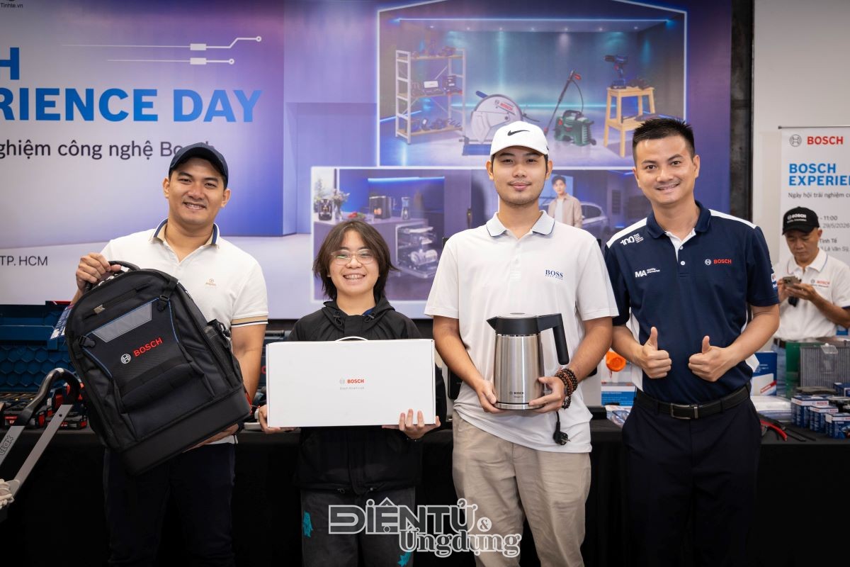 Cùng cộng đồng công nghệ, nâng tầm trải nghiệm sống với công nghệ Bosch