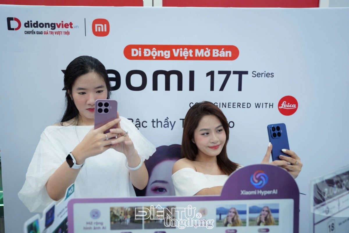 Giới trẻ hào hứng trải nghiệm sớm Xiaomi 17T series tại Di Động Việt
