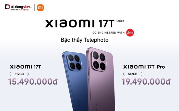 Giới trẻ hào hứng trải nghiệm sớm Xiaomi 17T series tại Di Động Việt