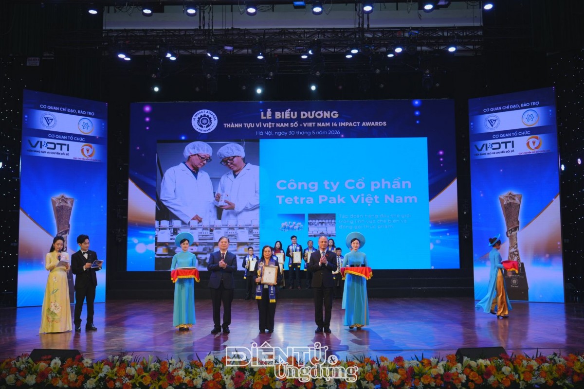 Thúc đẩy đổi mới sáng tạo, Tetra Pak nhận hai giải thưởng tại Vietnam I4 Impact Awards 2026