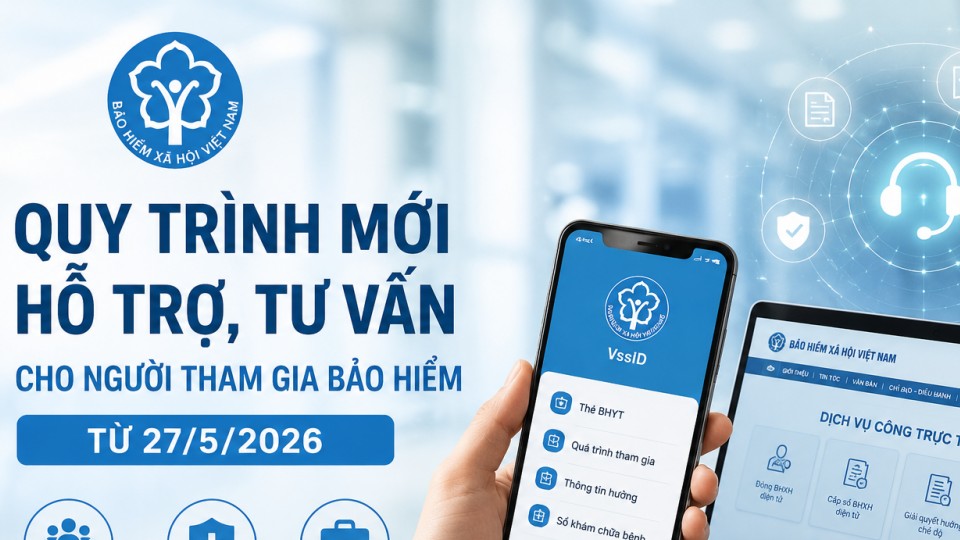 BHXH Việt Nam ban hành quy trình mới hỗ trợ người tham gia bảo hiểm