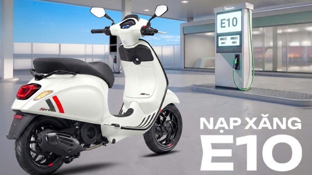 Toàn bộ các dòng xe của Piaggio Việt Nam đều tương thích với xăng sinh học E10