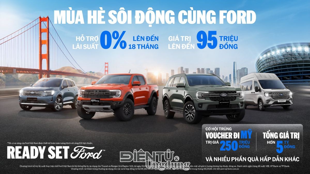Ford Việt Nam chính thức triển khai chương trình “Mùa hè sôi động cùng Ford”
