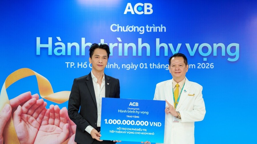 ACB đồng hành cùng bệnh nhi khó khăn trong chương trình 
