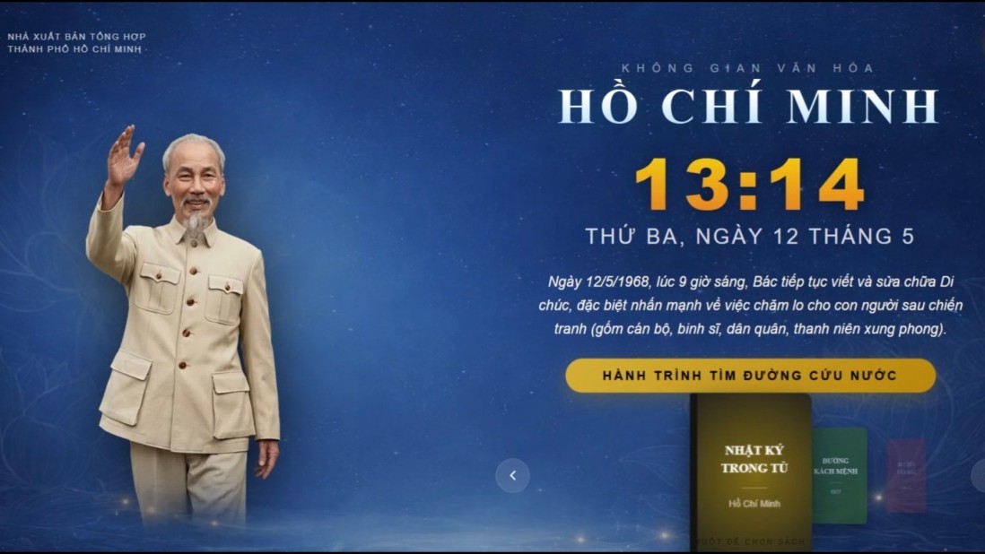 Ra mắt Không gian văn hóa Hồ Chí Minh trên nền tảng số