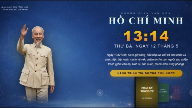 Ra mắt Không gian văn hóa Hồ Chí Minh trên nền tảng số