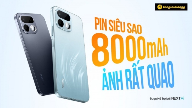 Siêu pin realme 16T 5G chính thức lên kệ với giá bán từ 10.290.000 đồng
