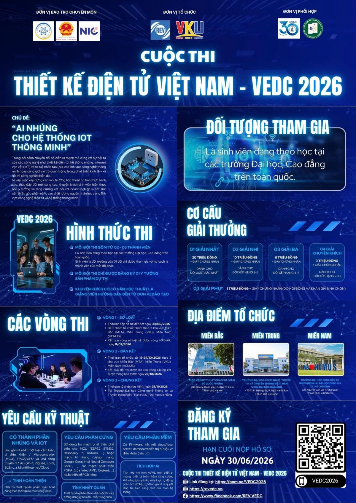 Khởi động Cuộc thi VEDC 2026 Thiết kế Điện tử Việt Nam 2026