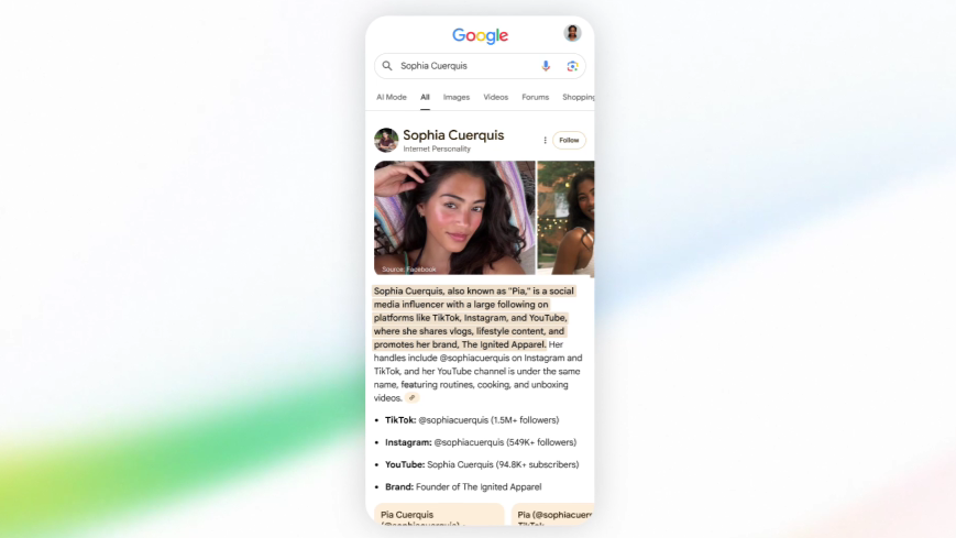 Sự xuất hiện của Search Profiles cho thấy Google đang thay đổi cách người dùng tiếp cận thông tin