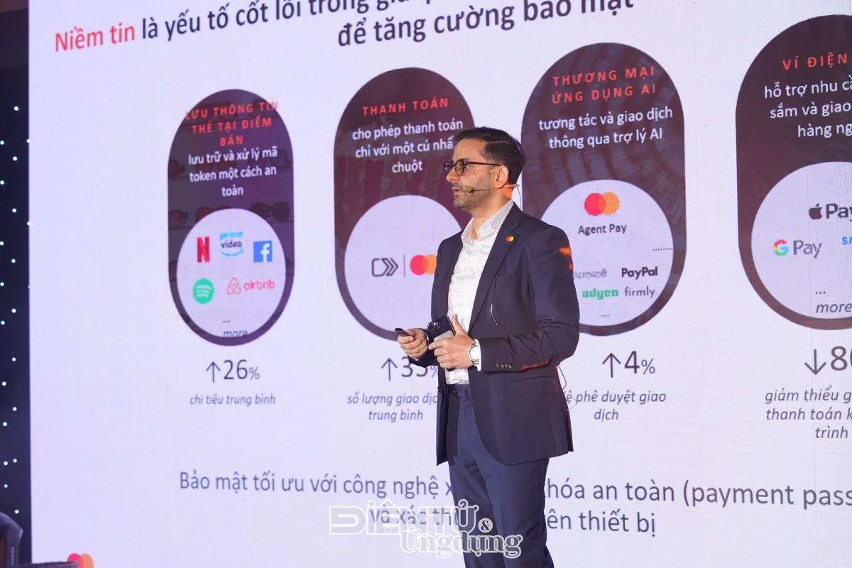 Mastercard tại hội thảo Thanh toán thông minh trong kỷ nguyên số.