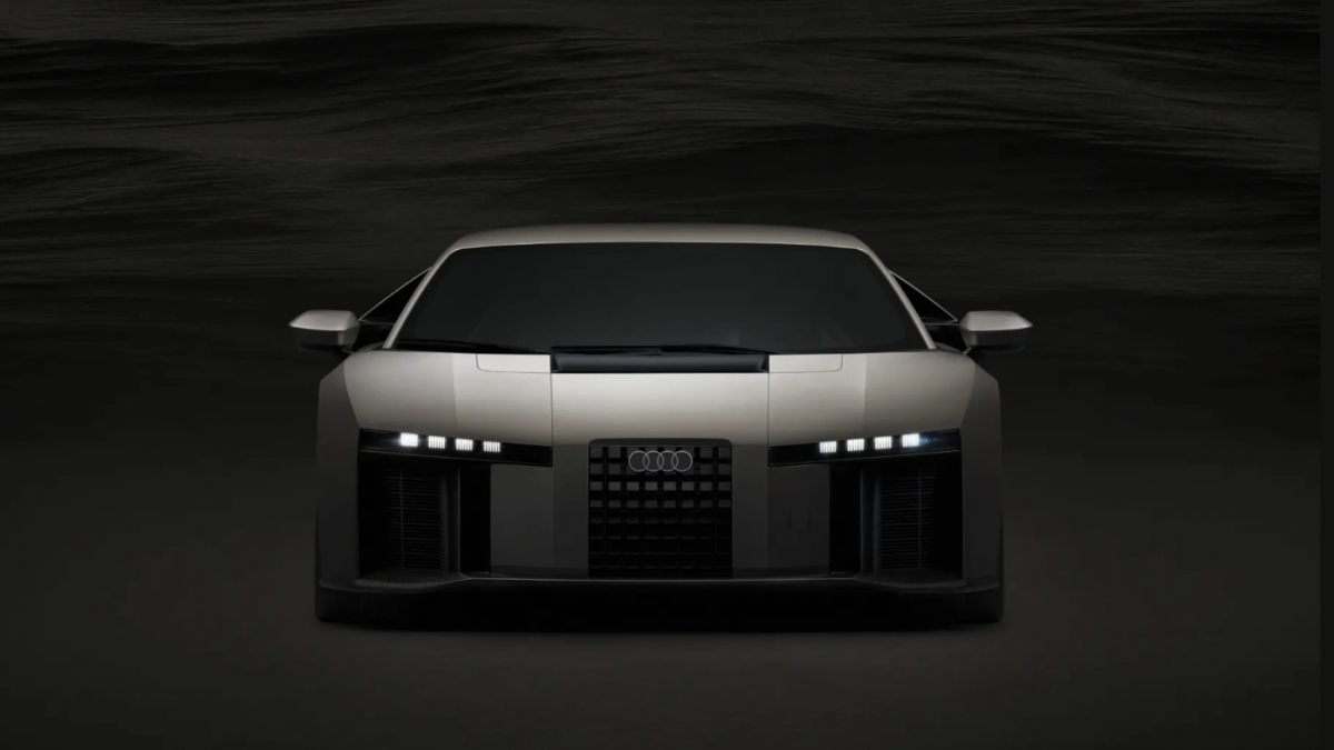 Thiết kế đầu xe hybrid Audi Nuvolari. Ảnh: Audi