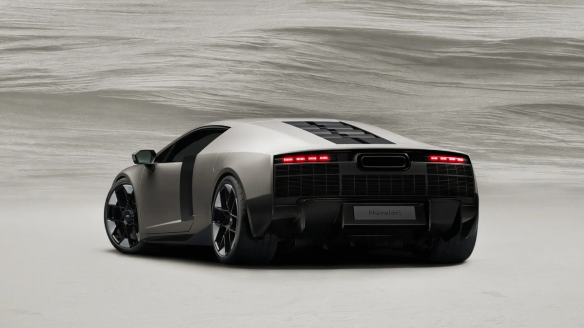 Thiết kế đuôi xe hybrid Audi Nuvolari. Ảnh: Audi