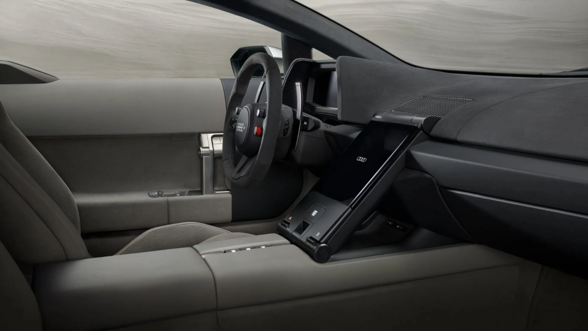 Thiết kế khoang lái của hybrid Audi Nuvolari. Ảnh: Audi