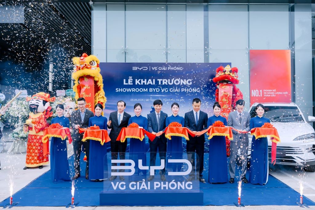BYD Việt Nam khai trương 2 showroom mới tại Hà Nội và Đà Lạt