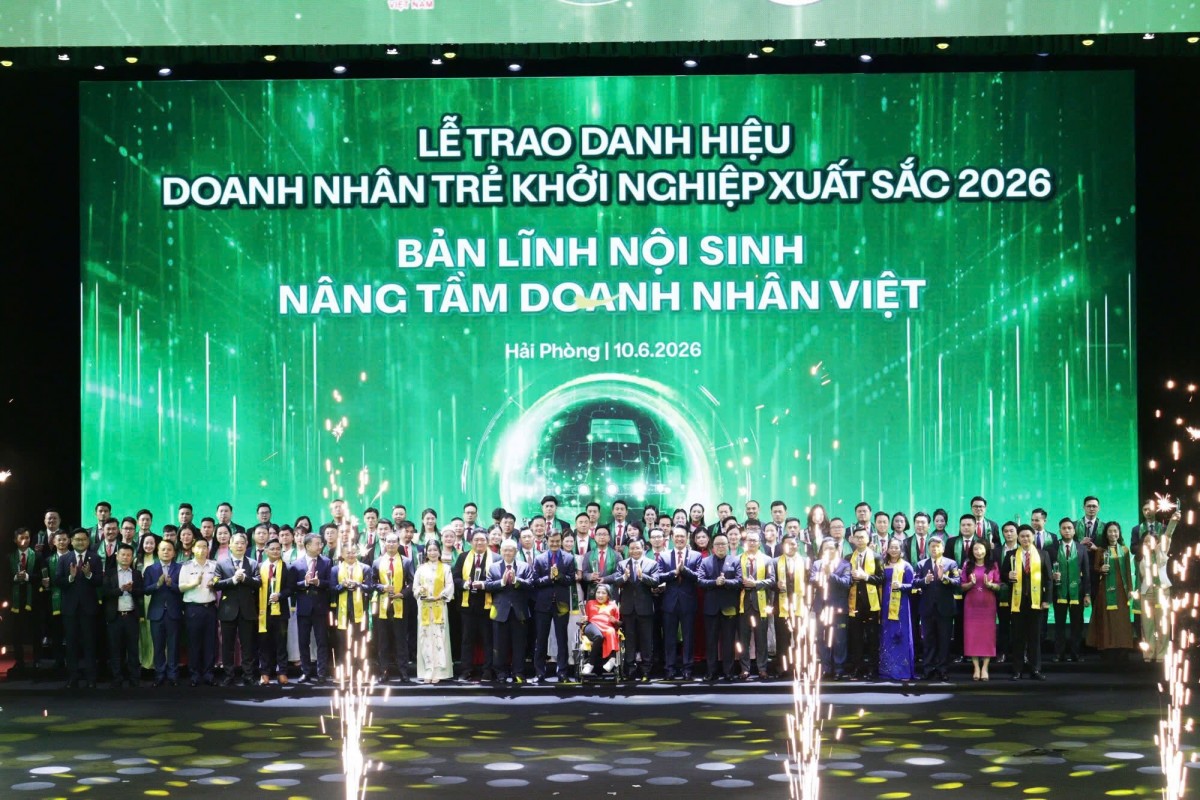 Tôn vinh 86 doanh nhân trẻ khởi nghiệp xuất sắc 