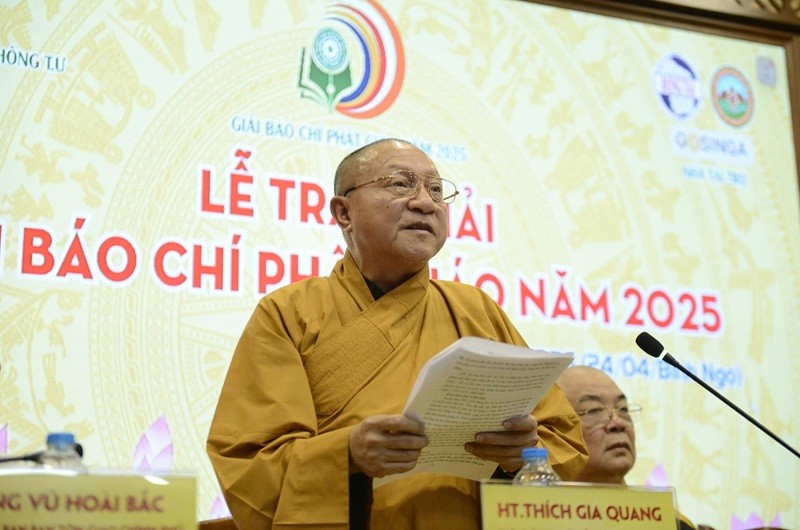 Trao Giải Báo chí Phật giáo năm 2025: Tôn vinh 35 tác phẩm lan tỏa giá trị nhân văn Trao Giải Báo chí Phật giáo năm 2025: Tôn vinh 35 tác phẩm lan tỏa giá trị nhân văn