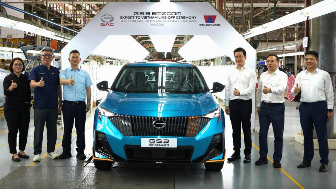 SUV GAC GS3 Emzoom được sản xuất tại Malaysia