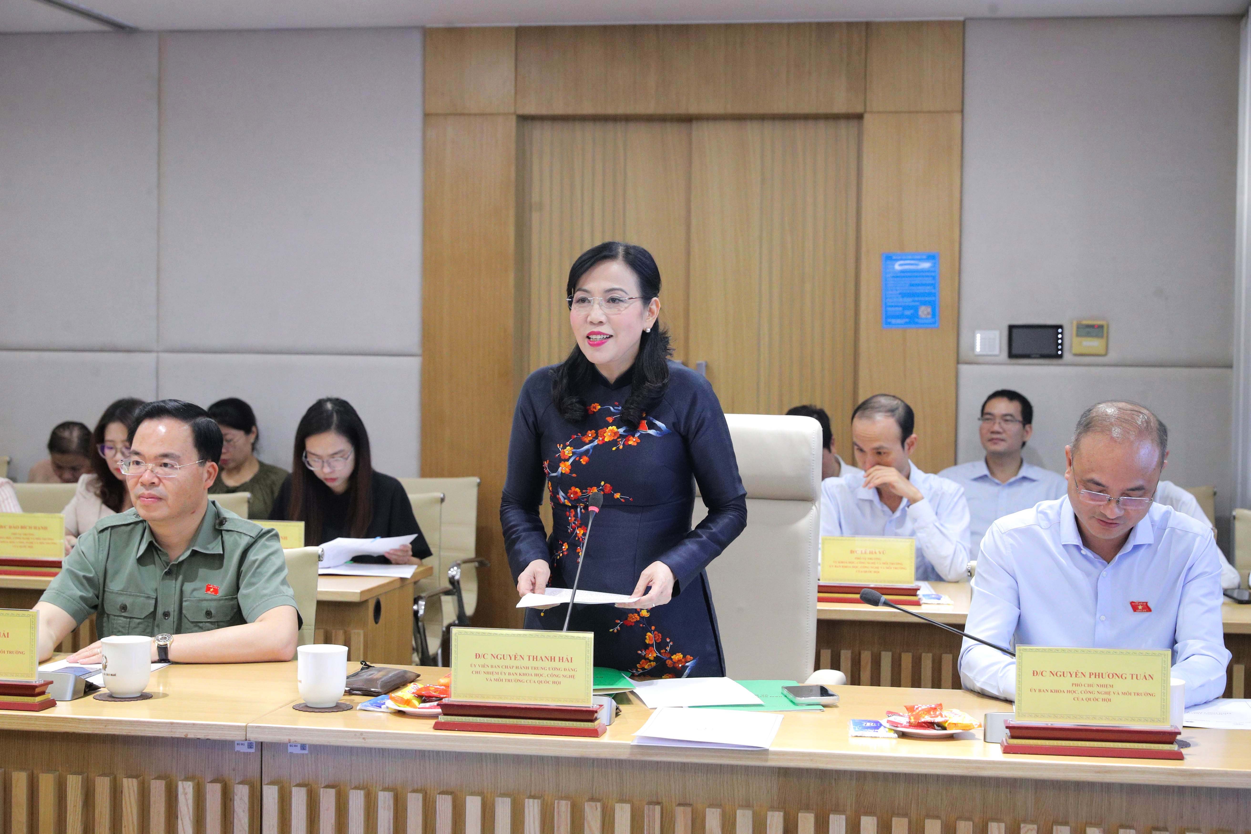 Chủ nhiệm Ủy ban Khoa học, Công nghệ và Môi trường Nguyễn Thanh Hải