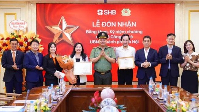 SHB được Bộ Công an tặng bằng khen về phong trào bảo vệ an ninh Tổ quốc