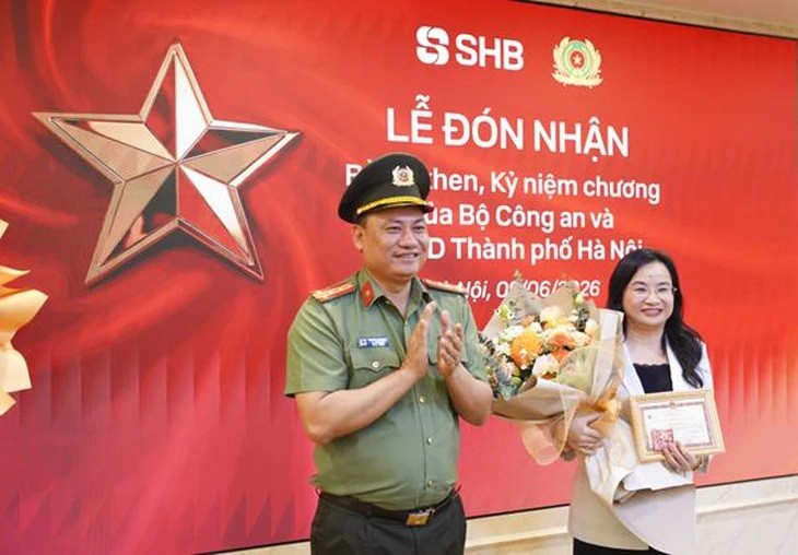 SHB nhận bằng khen Bộ Công an về bảo vệ an ninh Tổ quốc