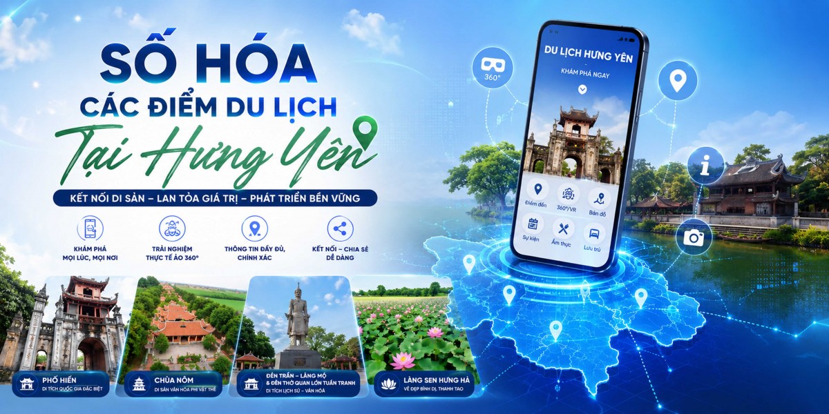 Số hóa các điểm du lịch tại Hưng Yên