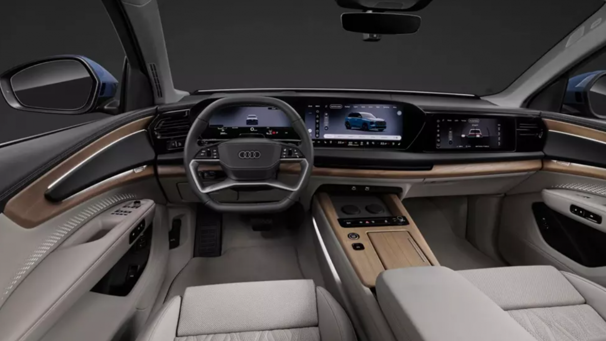 Thiết kế khoang lái của Audi Q7 2026