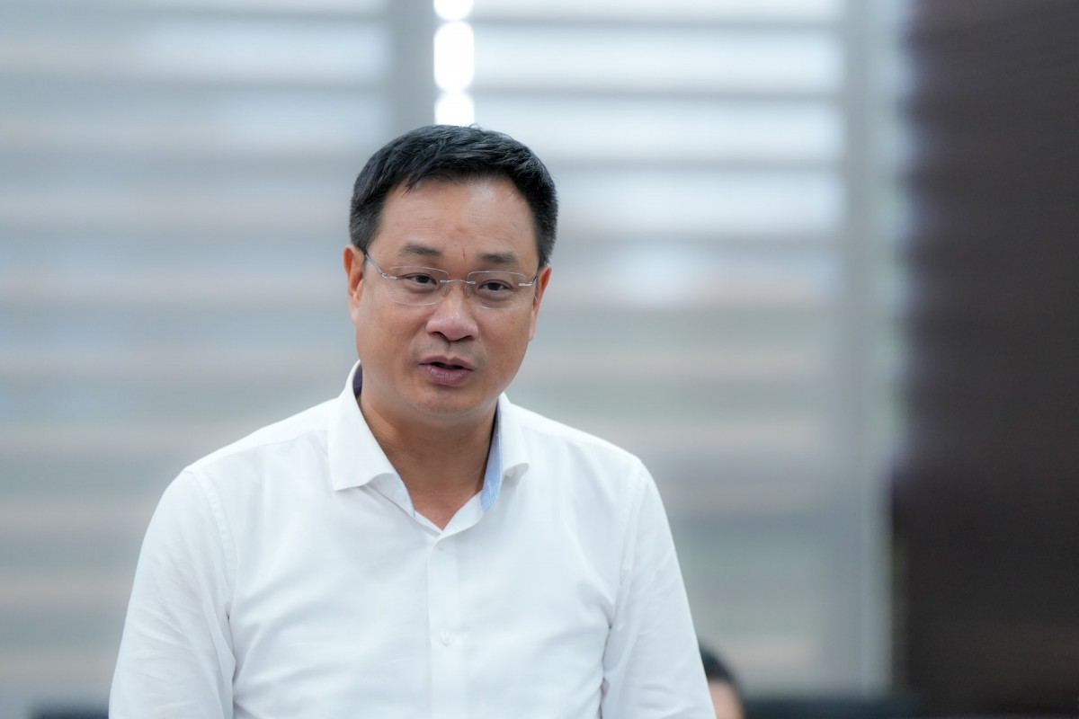 Bí thư Thành ủy Lê Ngọc Quang phát biểu tại lễ ký kết.