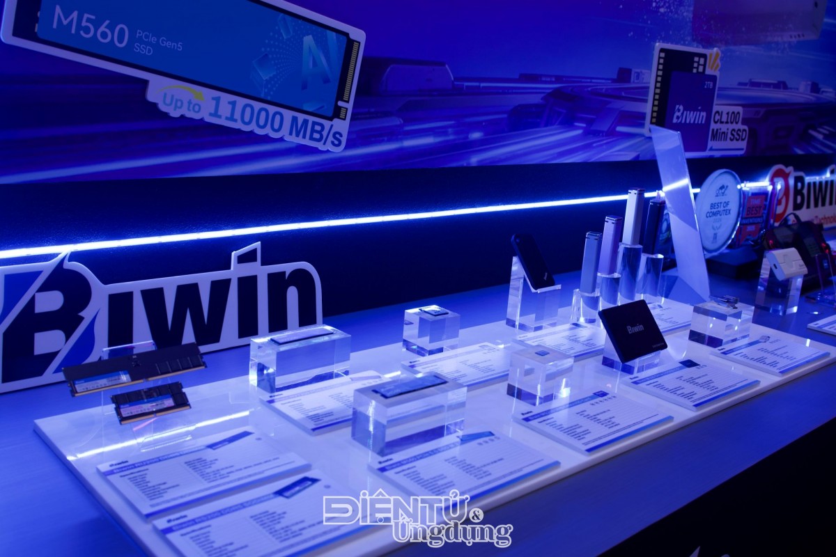 Biwin, từ bộ nhớ gaming cao cấp đến giải pháp lưu trữ cho AI và thiết bị cầm tay Biwin, từ bộ nhớ gaming cao cấp đến giải pháp lưu trữ cho AI và thiết bị cầm tay