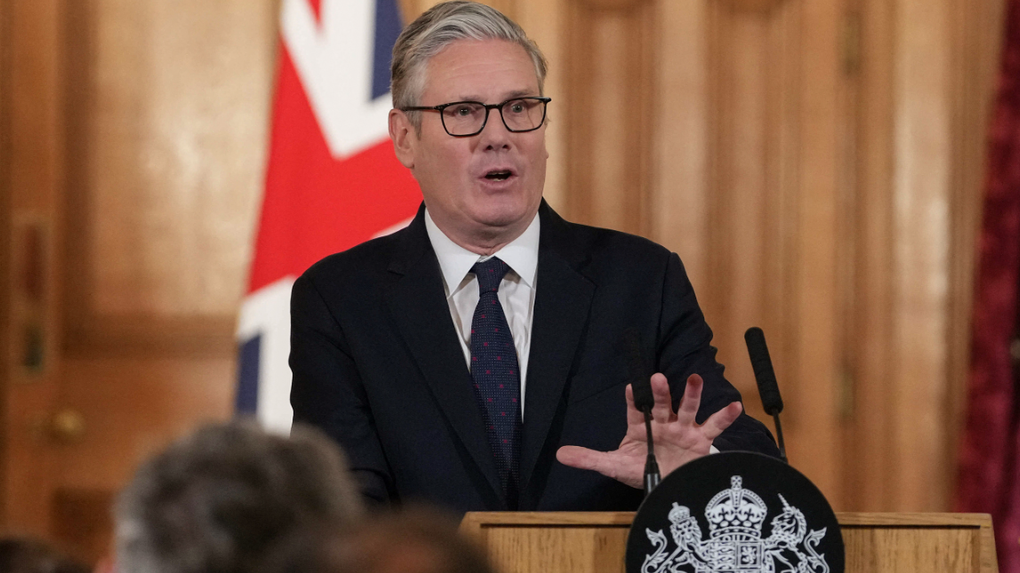 Thủ tướng Anh Keir Starmer phát biểu tại cuộc họp