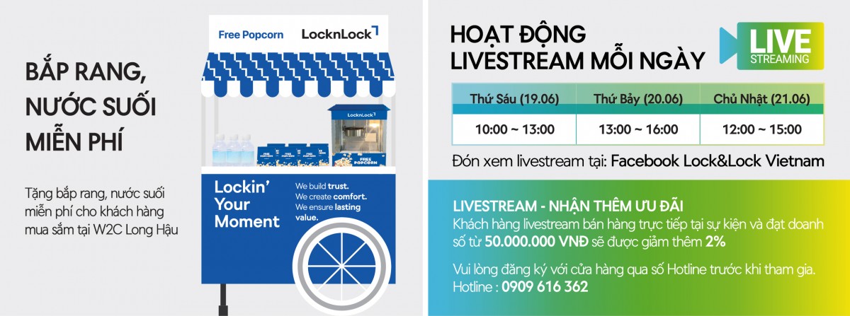 Kho LocknLock Long Hậu mở hội săn deal hè, ưu đãi sâu hàng nghìn sản phẩm