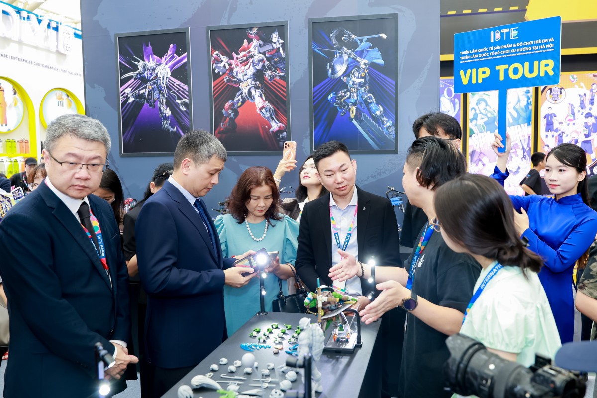 Hơn 1.000 gian hàng tham gia Triển lãm đồ chơi quốc tế IBTE Hà Nội 2026 Hơn 1.000 gian hàng tham gia Triển lãm đồ chơi quốc tế IBTE Hà Nội 2026