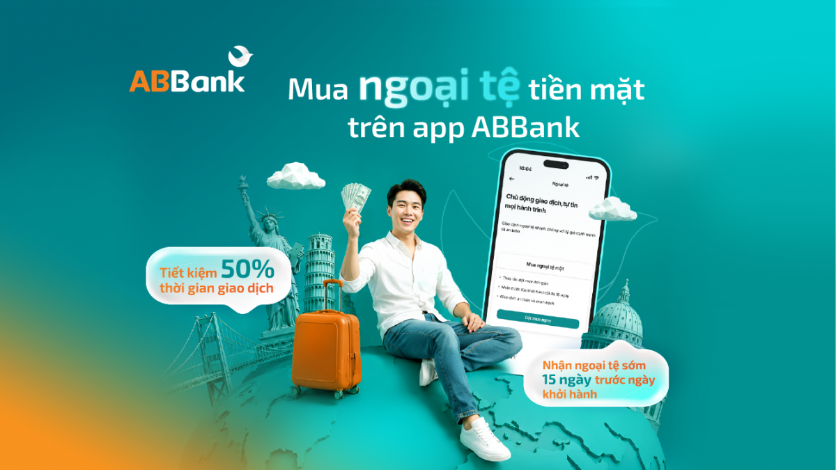 ABBank ra mắt tính năng mua ngoại tệ online trên App ABBank ra mắt tính năng mua ngoại tệ online trên App