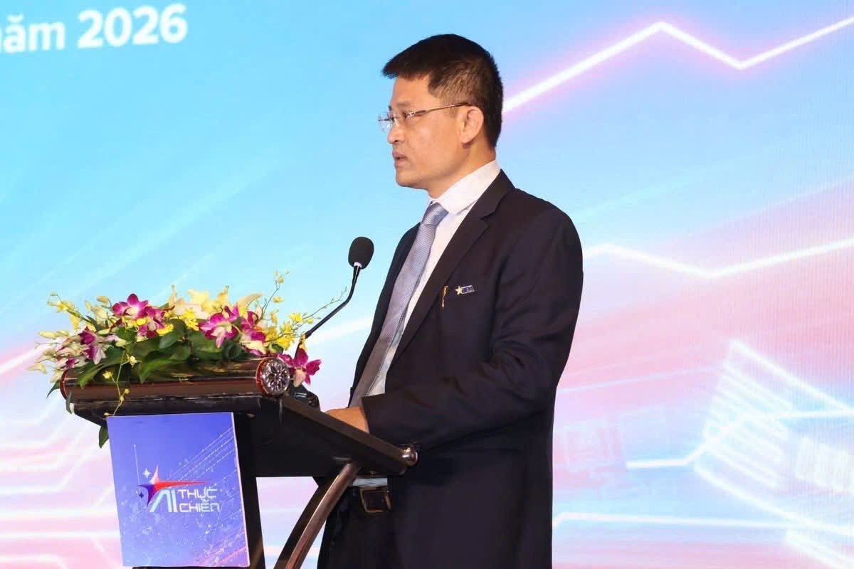 Đại tá Hà Nam Trung - Phó Giám đốc Trung tâm Dữ liệu quốc gia, Bộ Công an phát biểu tại sự kiện. Đại tá Hà Nam Trung - Phó Giám đốc Trung tâm Dữ liệu quốc gia, Bộ Công an phát biểu tại sự kiện.