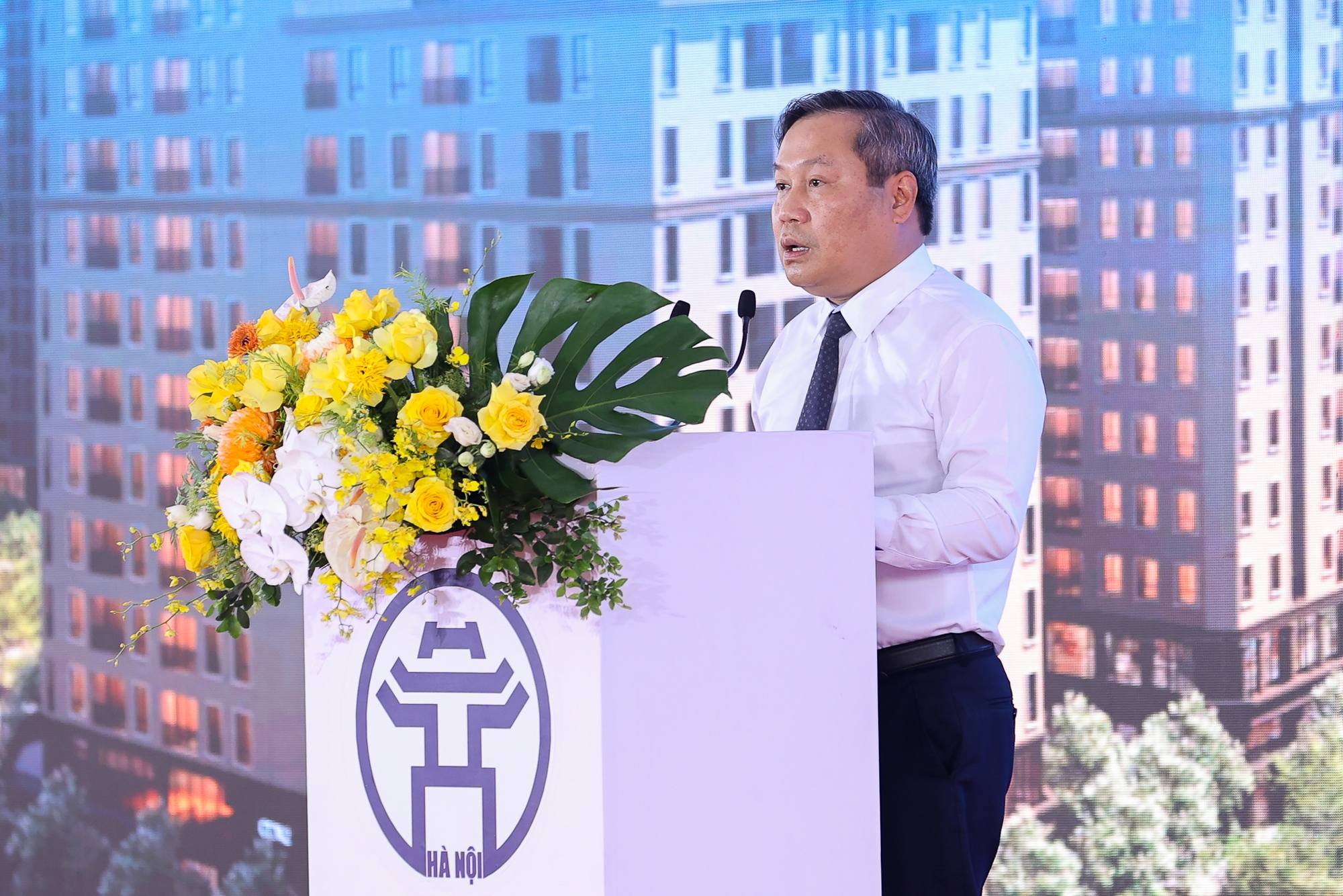 Thủ tướng dự lễ khởi công 5 tuyến đường sắt, 3 dự án nhà ở cho thuê tại Hà Nội với tổng vốn hơn 1,3 triệu tỷ đồng- Ảnh 7.