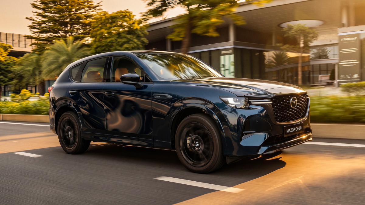 Mẫu xe Mazda CX-60. Ảnh: Thaco