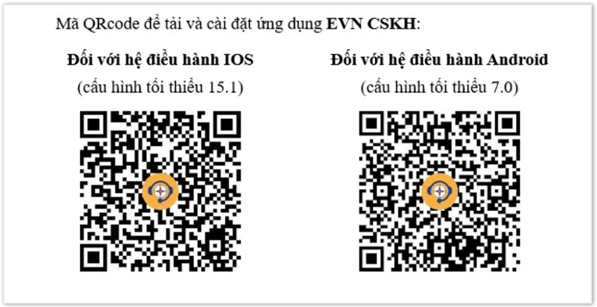 Khách hàng chỉ nên tải ứng dụng EVN CSKH từ Google Play hoặc App Store, đồng thời kiểm tra kỹ tên ứng dụng và đơn vị phát hành trước khi cài đặt. Khách hàng chỉ nên tải ứng dụng EVN CSKH từ Google Play hoặc App Store, đồng thời kiểm tra kỹ tên ứng dụng và đơn vị phát hành trước khi cài đặt.