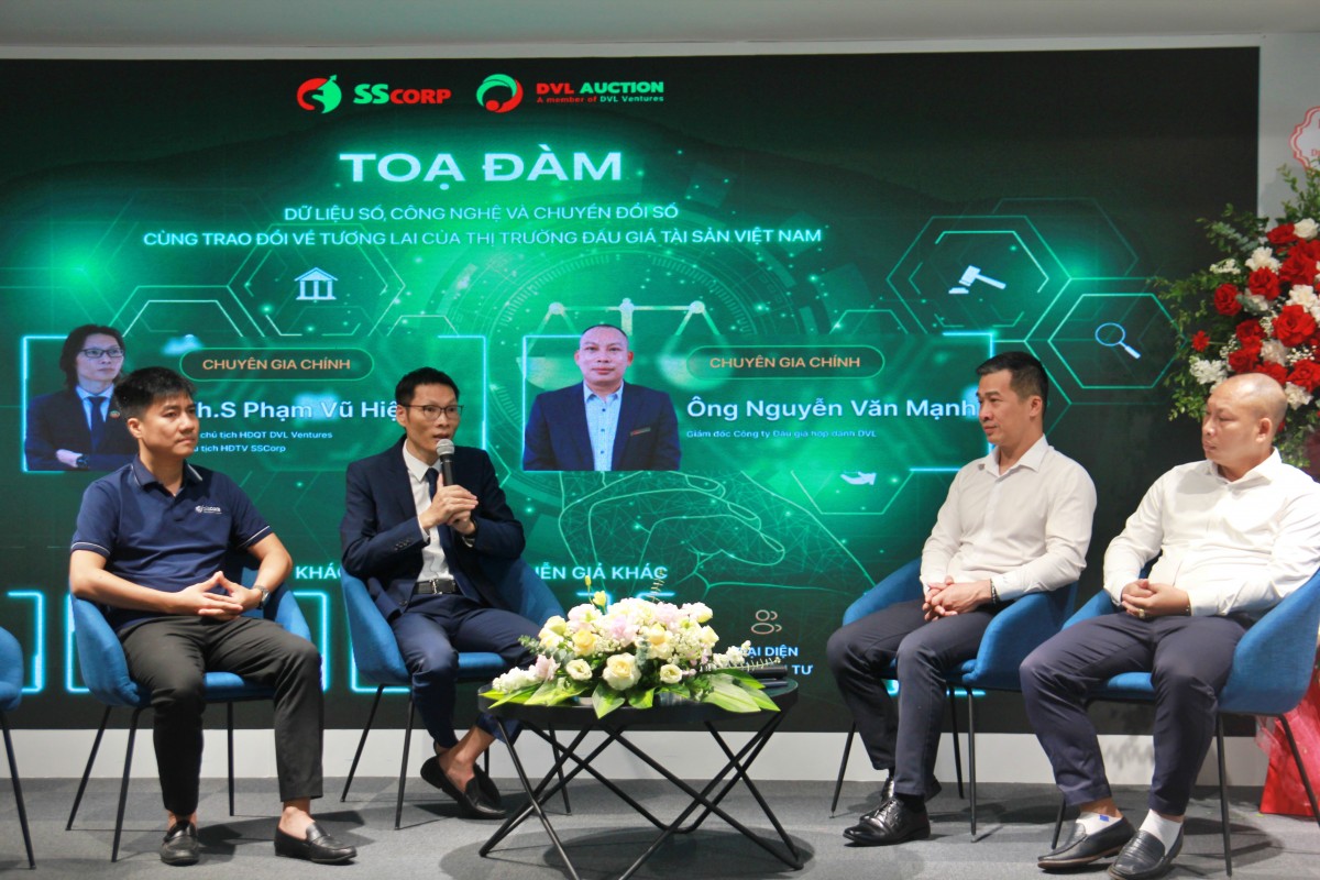 Trong khuôn khổ sự kiện đã diễn ra Tọa đàm 'Dữ liệu số và tương lai của thị trường đấu giá tài sản Việt Nam Ra mắt nền tảng số hóa tài sản đấu giá Việt Nam: Gỡ “nút thắt” dữ liệu, thúc đẩy minh bạch thị trường
