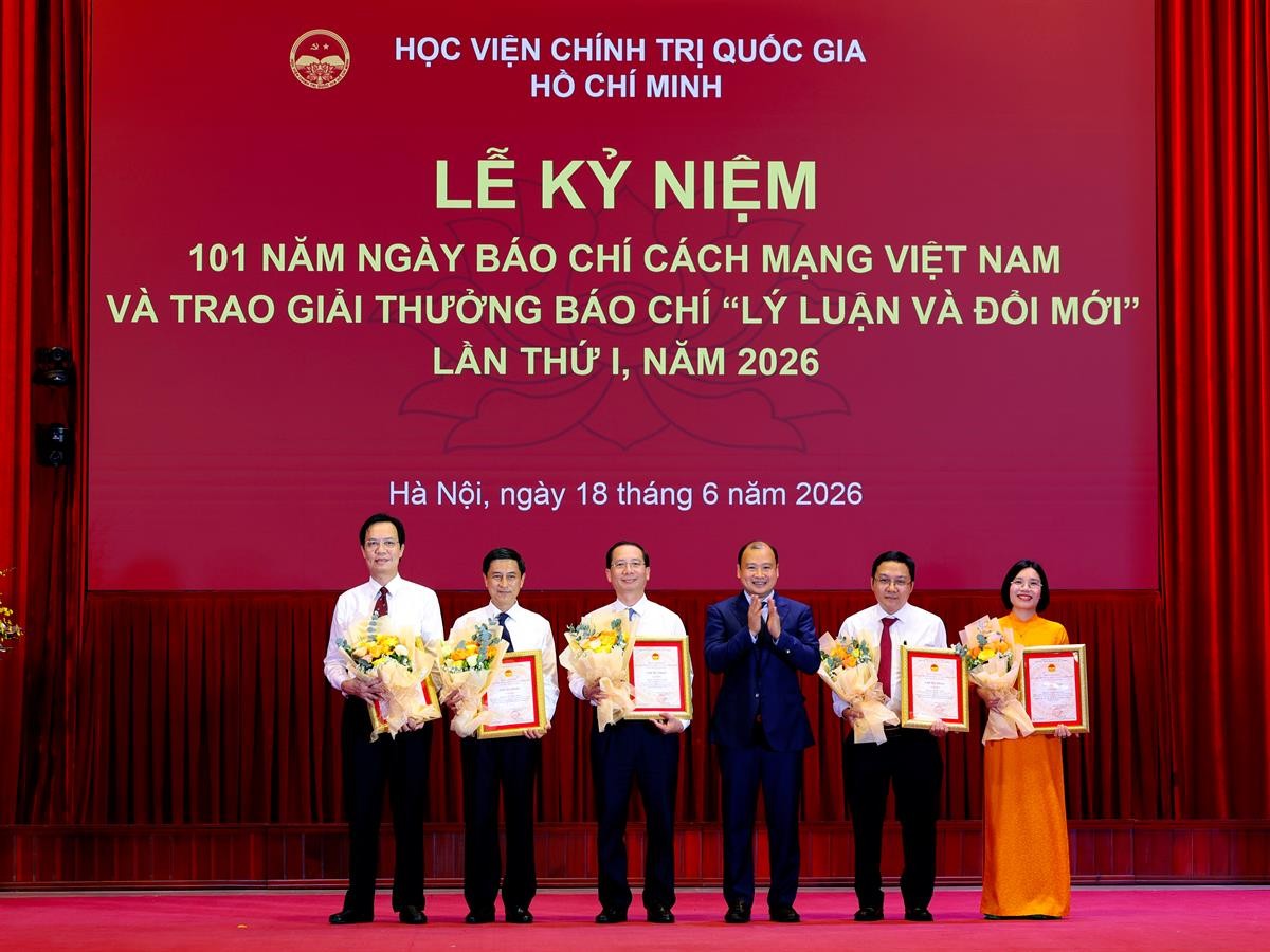 Giải thưởng Báo chí “Lý luận và Đổi mới” lần thứ I năm 2026: Động lực thúc đẩy đổi mới tư duy và sáng tạo trong kỷ nguyên phát triển mới của dân tộc