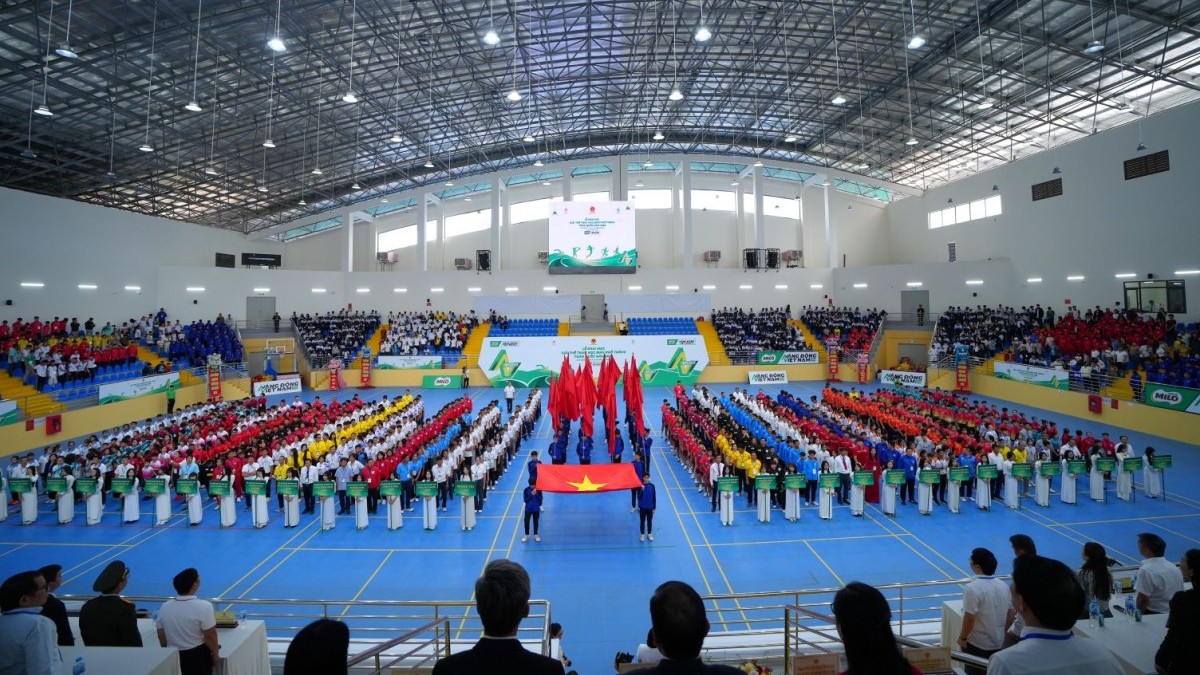 Giải Thể thao học sinh phổ thông toàn quốc 2026 thu hút đông đảo học sinh tham gia
