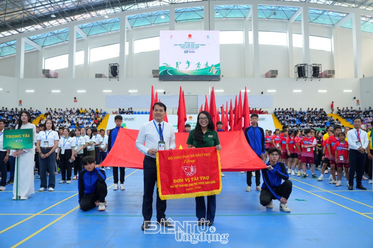 Giải Thể thao học sinh phổ thông toàn quốc 2026 thu hút đông đảo học sinh tham gia