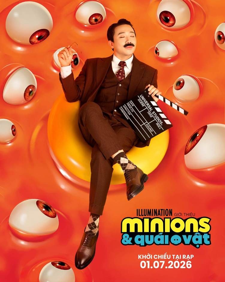 Trấn Thành trở lại lồng tiếng trong bom tấn hoạt hình Minions & Quái vật