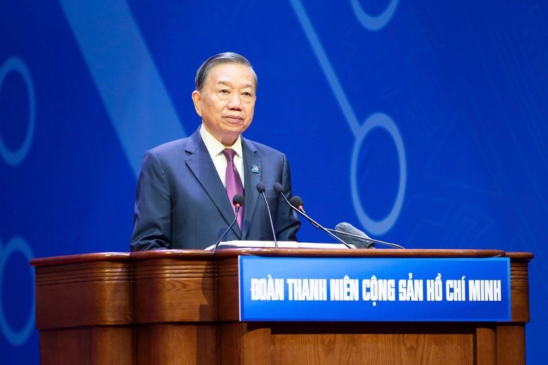Tổng Bí thư, Chủ tịch nước Tô Lâm dự và có bài phát biểu quan trọng tại phiên trọng thể Đại hội đại biểu toàn quốc Đoàn Thanh niên cộng sản Hồ Chí Minh lần thứ XIII.