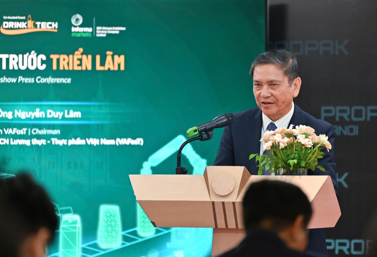 ProPak Hanoi 2026 định hình tương lai ngành sản xuất phía Bắc